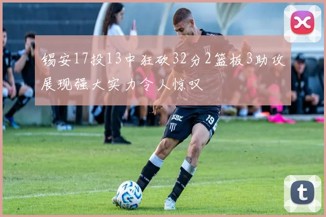 锡安17投13中狂砍32分2篮板3助攻展现强大实力令人惊叹